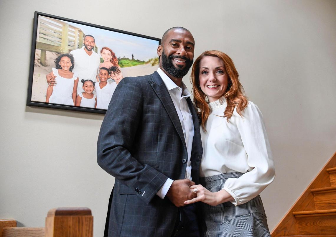 Says Marley Shropshire, photographed at home with her new husband Fred: “It’s really hard to believe that two years ago I didn’t know who he was. I didn’t even use Instagram much, and I was living in Houston. And now here I am in Charlotte, North Carolina, married to my best friend — who I didn’t know two years ago would BE my best friend.”