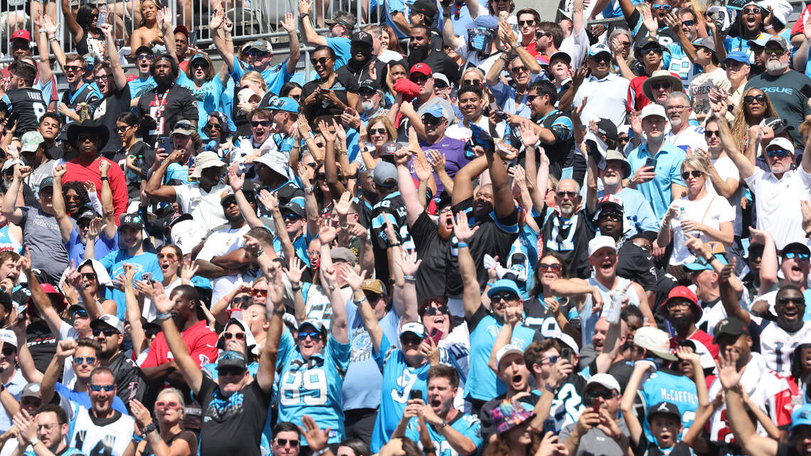 In a rowdy stadium full of life, Carolina Panthers made themselves at home