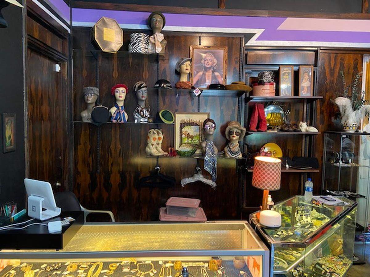 Stash Pad carries hats, shoes and scarves, along with jewelry.