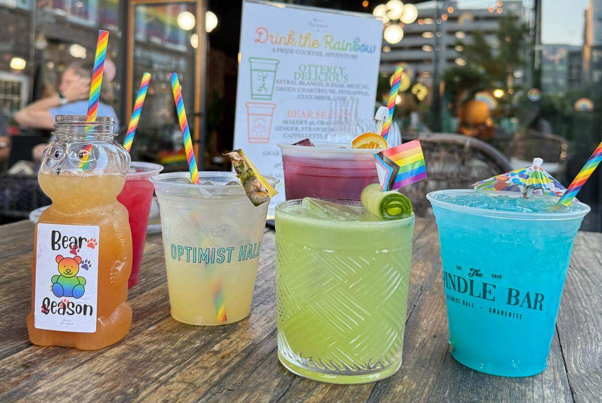 Billy Sunday Charlotte’s “Drink the Rainbow: A Pride Cocktail Aventure.”