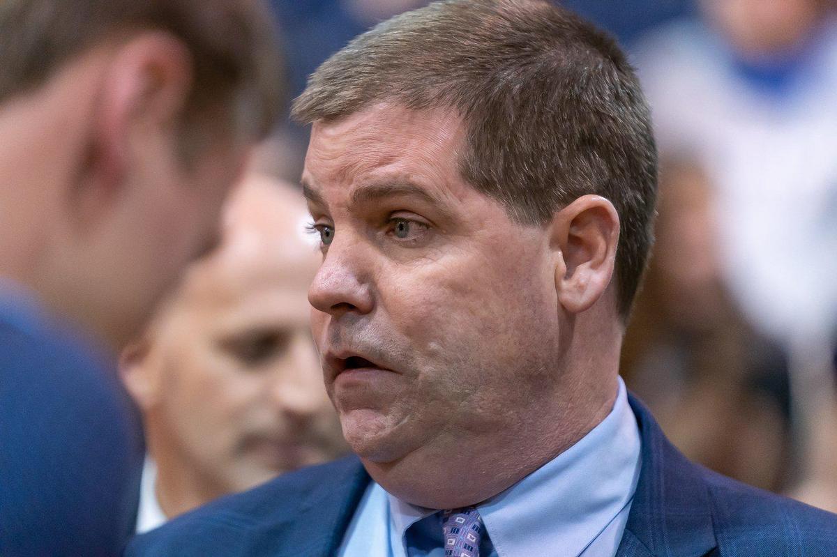 Charlotte Latin head coach Chris Berger.
