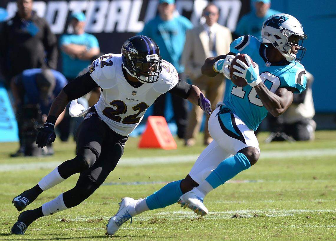 Carolina Panthers wide receiver Curtis Samuel ran a 4.31 40-yard dash coming out of Ohio State but said he feels like he has picked up a little more speed in the most recent offseason.