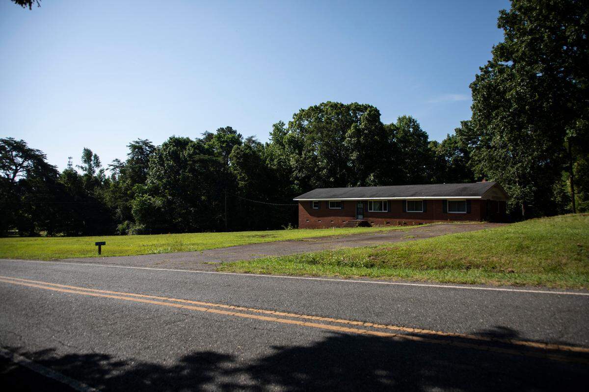 This lot on Woody Point Road is set to have a fire station built on it in Charlotte, N.C., on June 17 2021. However, homeowners on the dead end road are against the idea.