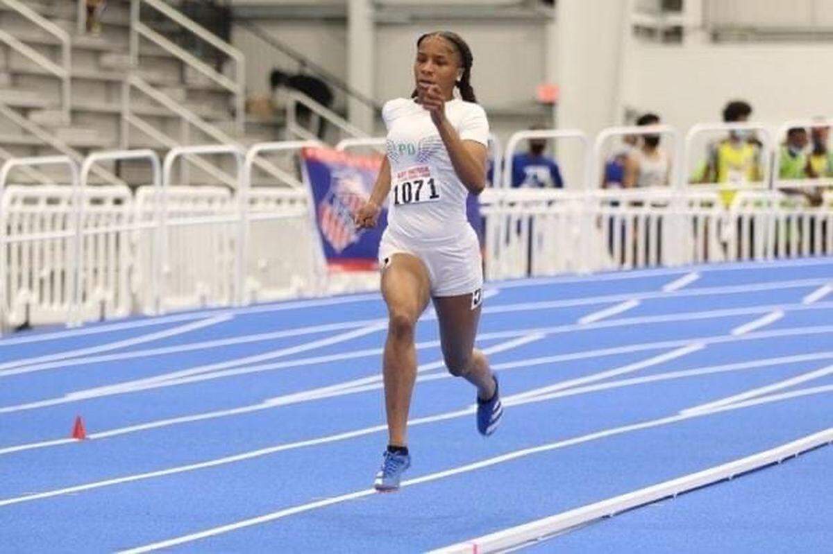 Harding High track star Akala Garrett