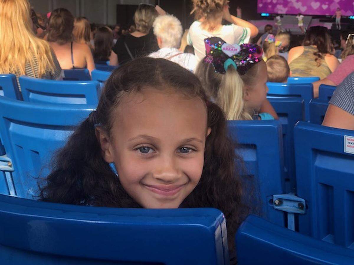 Emma Gibson, 8, has eosinophilic esophagitis, an allergic inflammatory disease that swells the esophagus. Emma’s triggers are gluten, soy, peanuts, some tree nuts, milk and eggs. Her parents Yolanda and Rob, along with her two siblings, work together to make sure she can eat all the meals they cook.