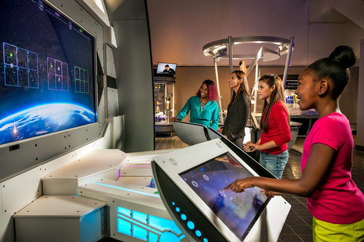 Journey into outer space and explore cutting-edge solutions to see if you can eliminate the most orbital debris surrounding Earth in Above and Beyond, an exhibition opening at Discovery Place Science in Charlotte in October.