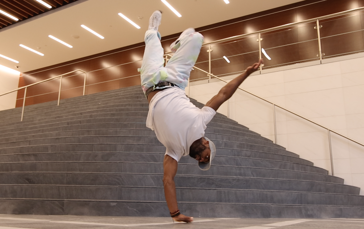 Dancer Dejarius Bright is one of many dancers featured in Your Neighborhood Orchestra’s latest series of livestreamed concerts.
