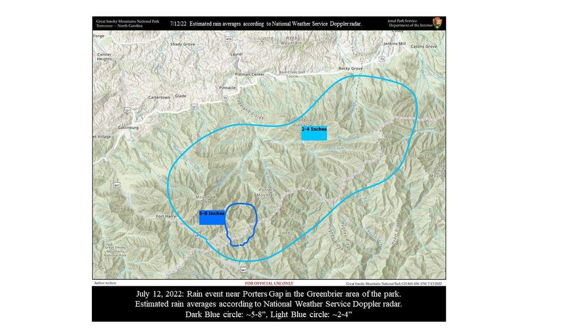 This is the area where closures are in place.