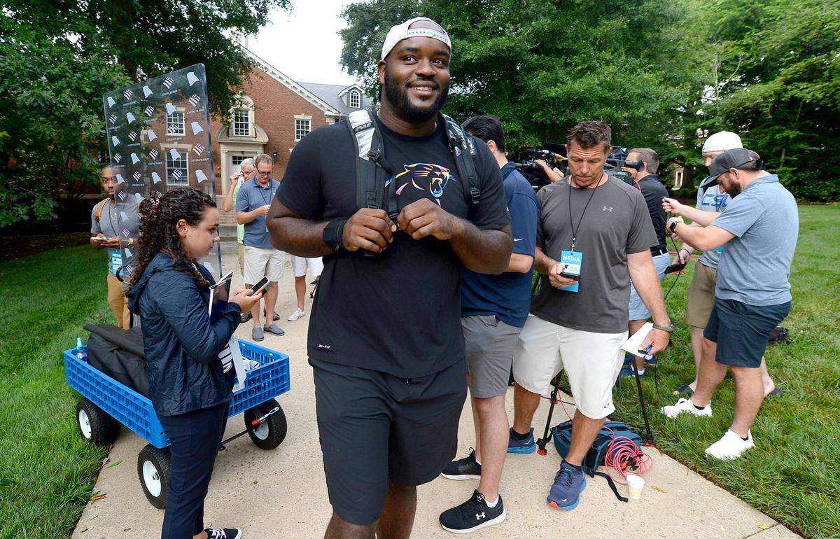 Carolina Panthers right tackle Taylor Moton might be the only sure starter returning for the team’s offensive line in 2022.
