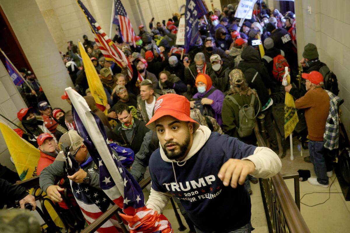 A federal lawsuit accuses Bank of America of conducting financial surveillance on millions of customers and sharing private data with federal law enforcement agencies following the Jan. 6, 2021, U.S. Capitol attack by President Donald Trump supporters.