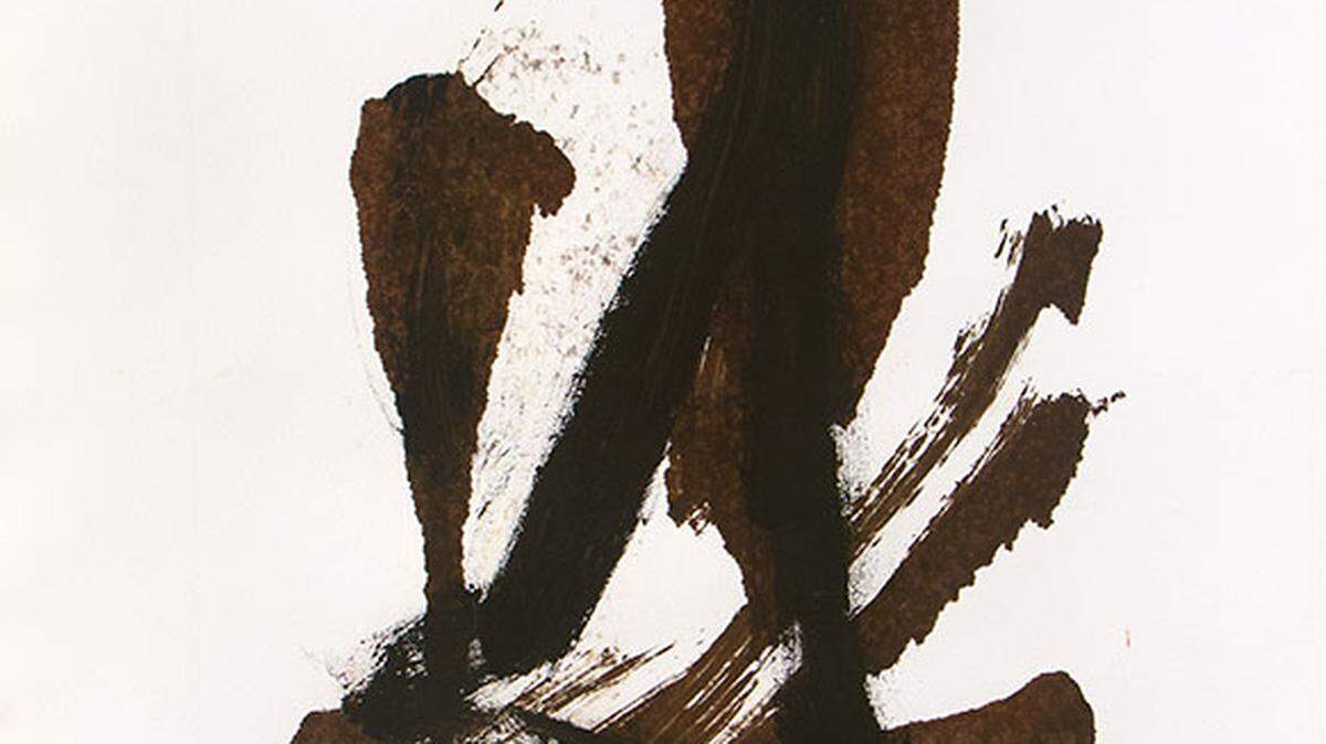 This Robert Motherwell monotype, titled “Untitled 1974 1974,” will be among the pieces discussed March 23 at 11 a.m. talk at  Jerald Melberg Gallery.
