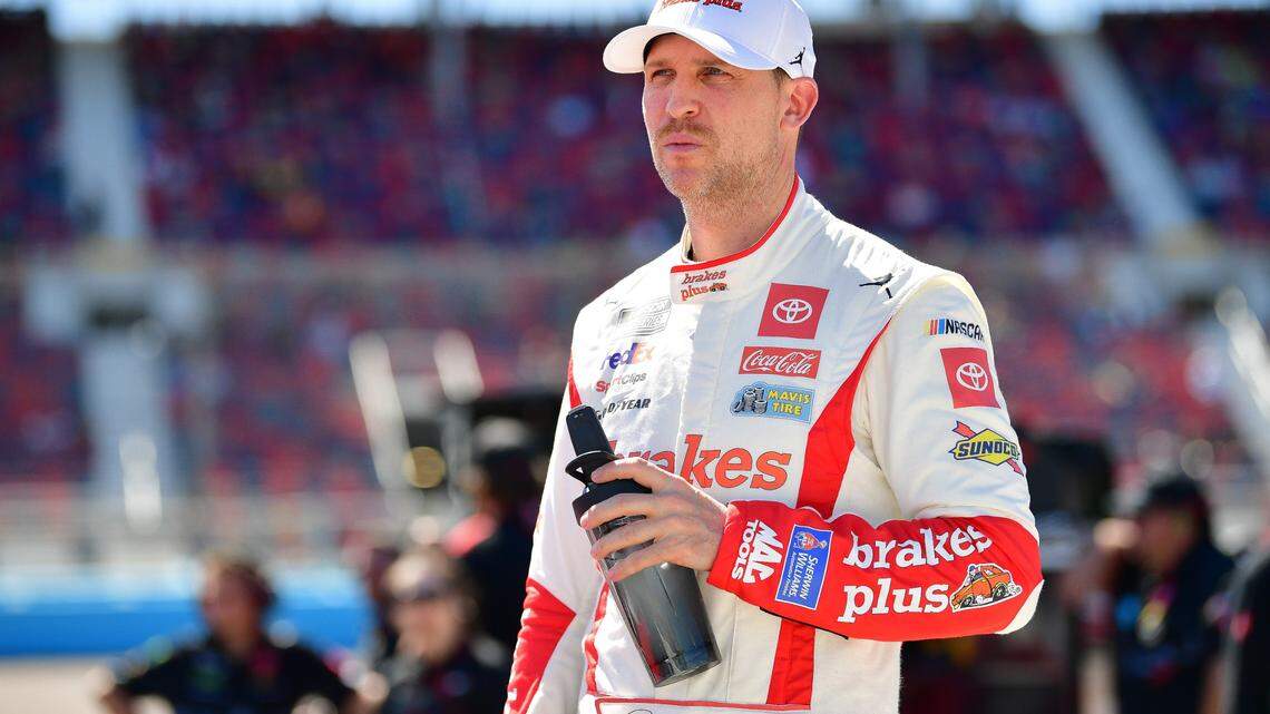 Denny Hamlin, Speedway Motorsports CEO clash in public late-night social media exchange