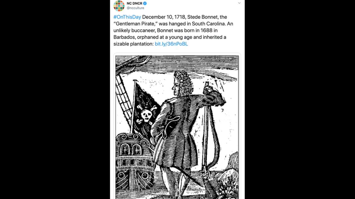 Stede Bonnet was a wealthy plantation owner who set out for a life of piracy despite his complete lack of seafaring experience.