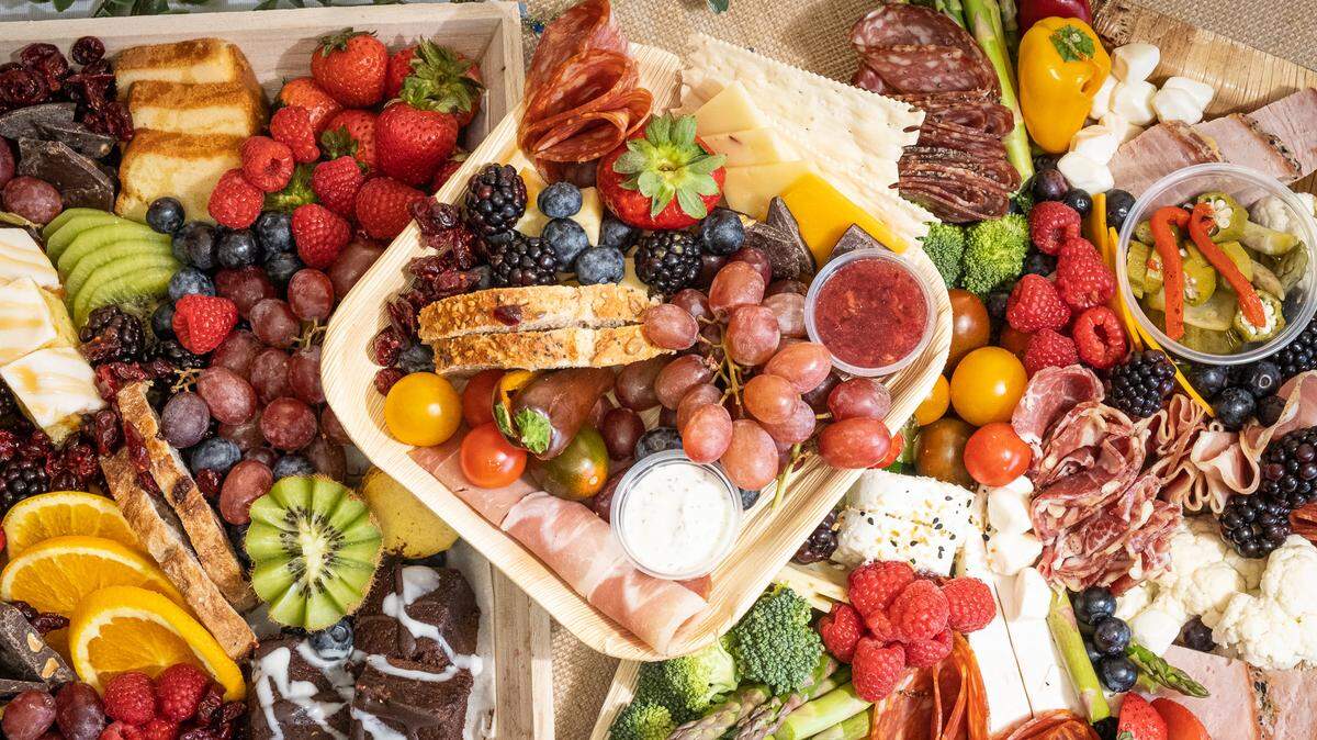 Graze Craze sells grazing boards for plant-based and keto-friendly diets, along with offerings that include sweets. Add-ons can include crackers, breads and gourmet pickles, along with premium selections of meats, cheeses and more.
