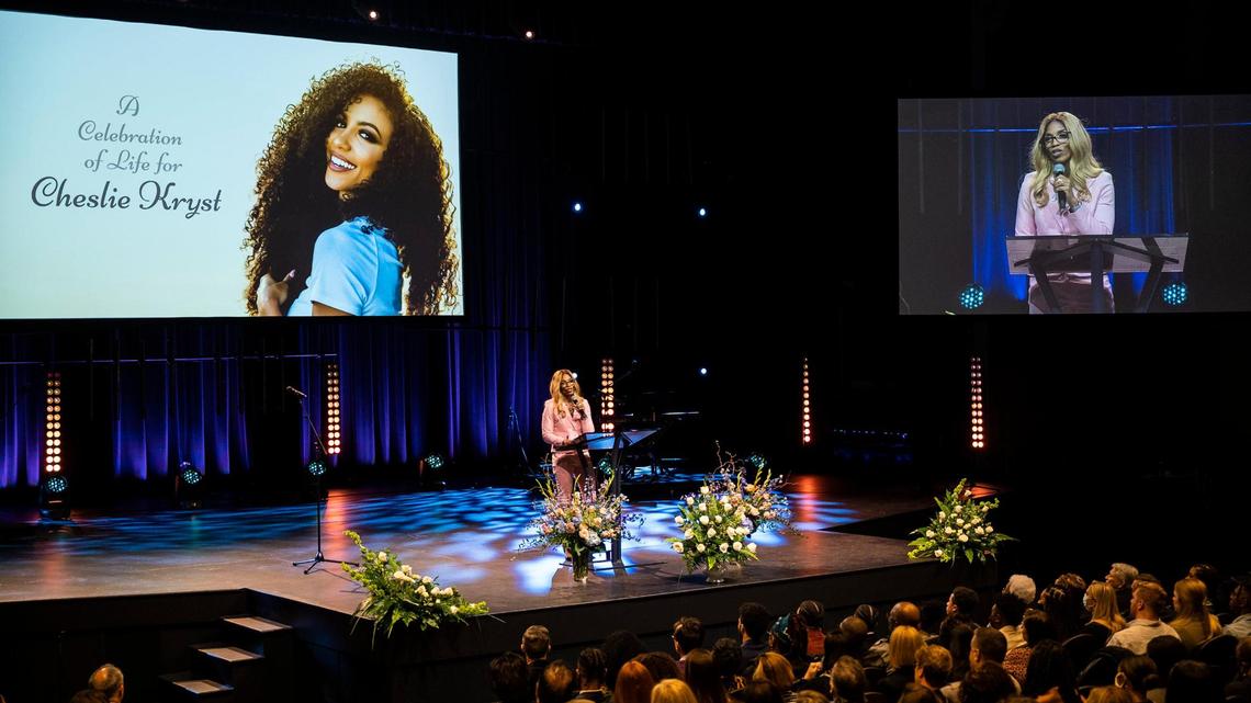 Family, friends gather to memorialize former Miss USA and NC lawyer Cheslie Kryst