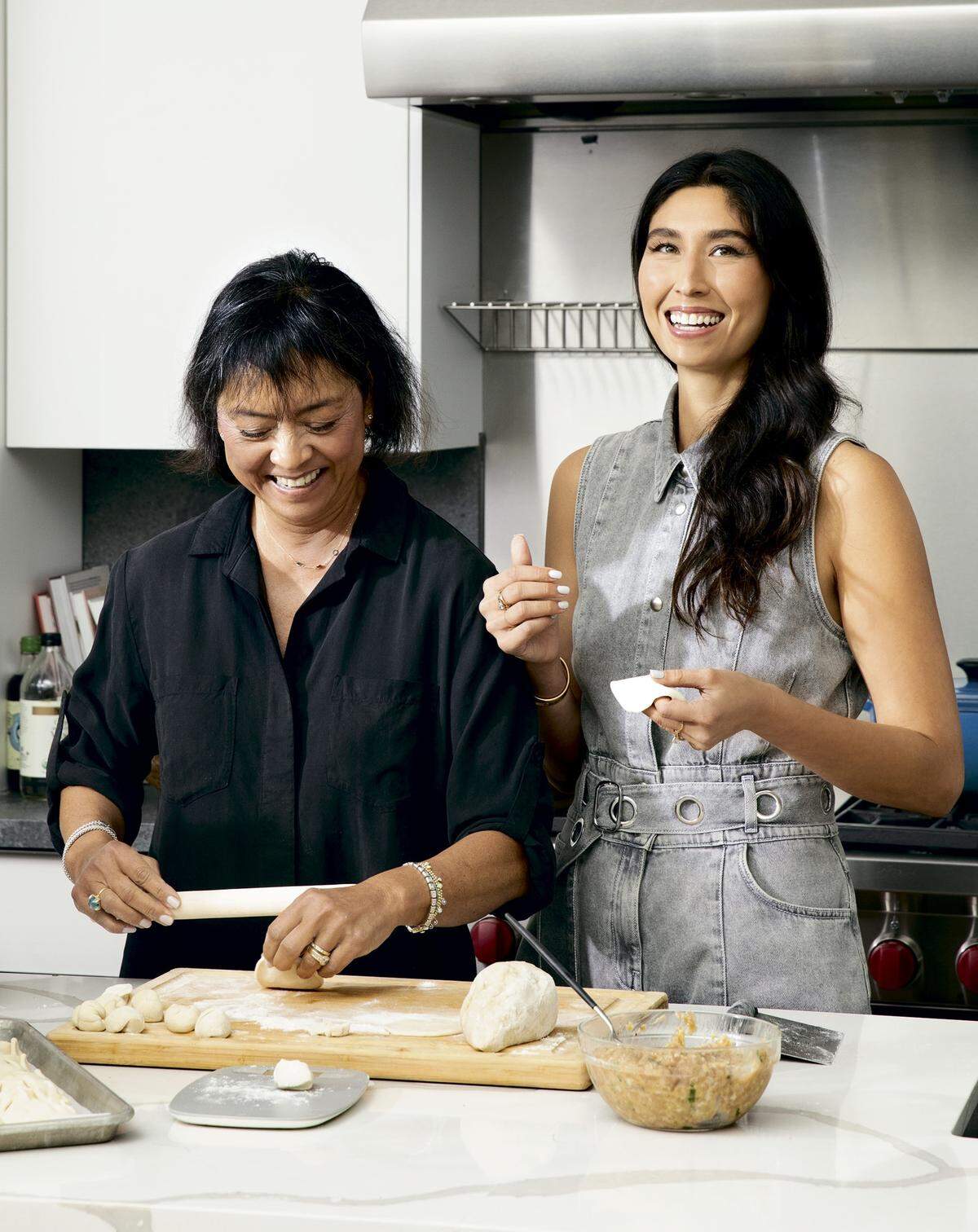 Maxine Sharf, right, with her mother Ann Park Sharf, who was a big inspiration for the recipes that are featured in her cookbook.