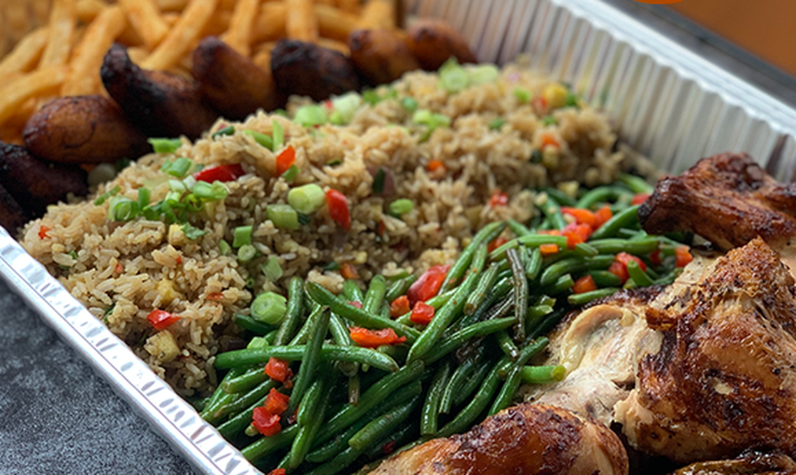The Viva Chicken Big Game Tailgate Tray will feature customer favorites such as roasted chicken and arroz chaufa.