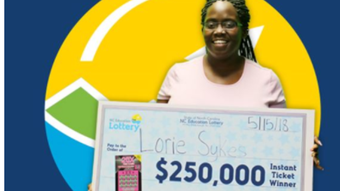 Lorie Sykes of Goldsboro plans to build her dream house after winning $250,000 in the N.C. Education Lottery this week.