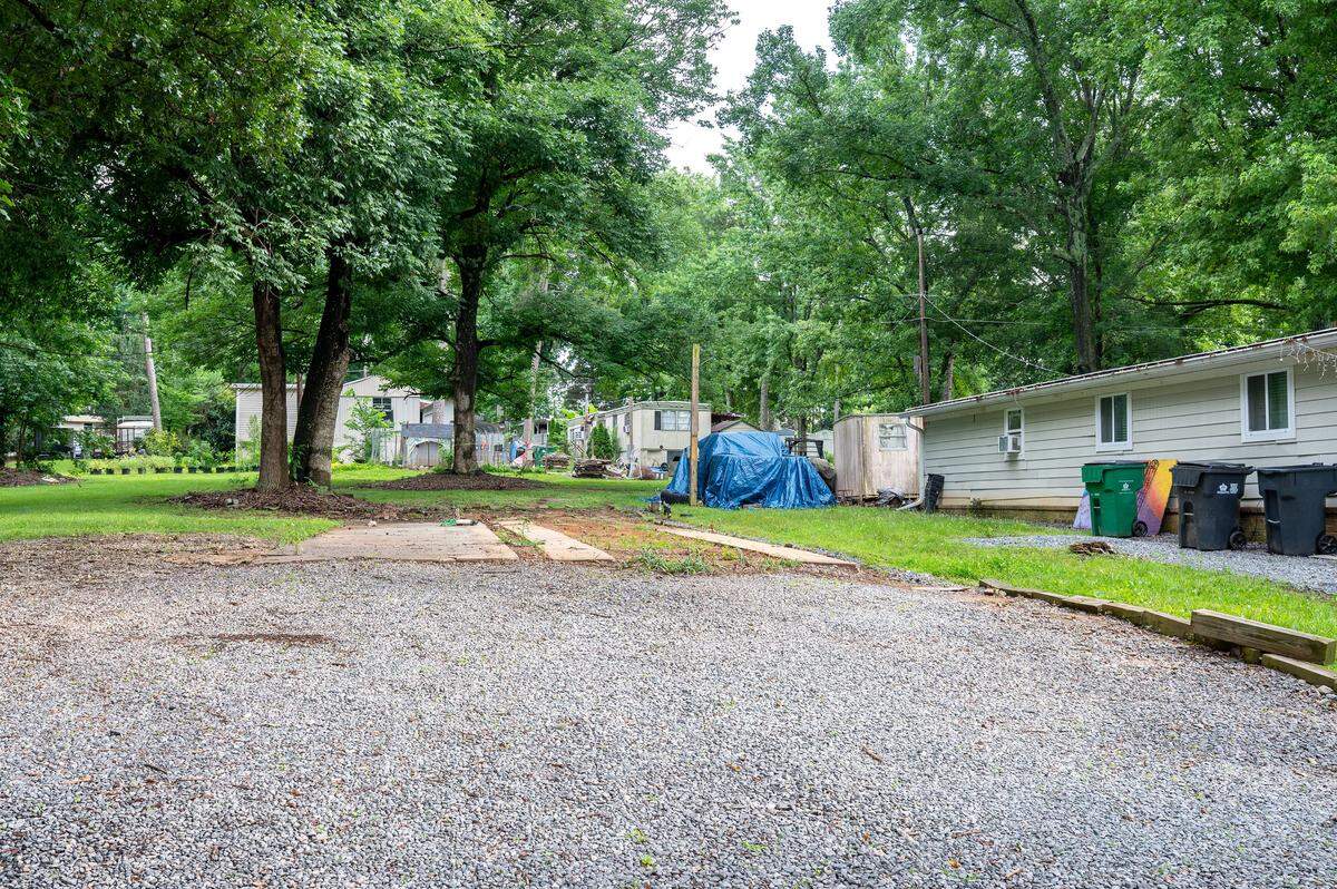 Mobile homes at the Forest Park Mobile Homes in Charlotte.