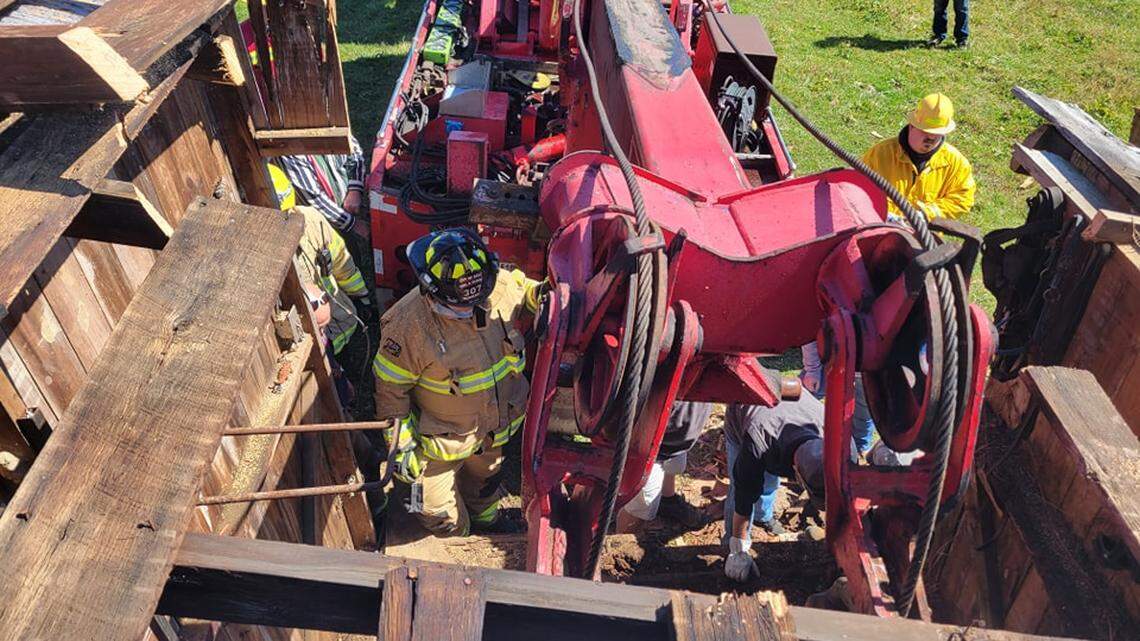 The situation required “thinking outside the box,” the fire department said.