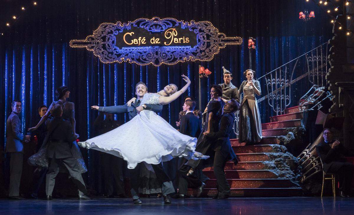 “Matthew Bourne’s Cinderella,” (seen here in a staging at Sadler’s Wells Theatre in London) is set in London in the 1940s.