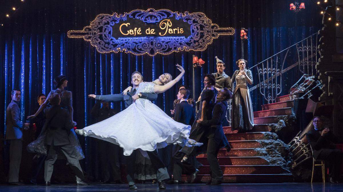 “Matthew Bourne’s Cinderella,” (seen here in a staging at Sadler’s Wells Theatre in London) is set in London in the 1940s. The show is at the Belk Theater in Charlotte through Jan. 12.