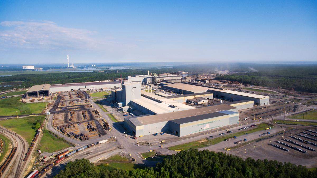 Nucor Corp., one of the largest manufacturers of steel and steel products in North America based in Charlotte, will invest $425 million and add 50 full-time jobs at its Berkeley County mill in South Carolina.