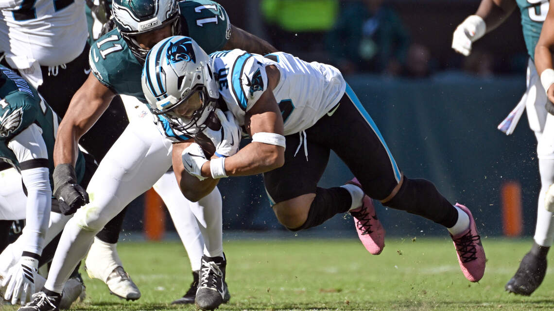 Chuba Hubbard, unheralded hero deliver Panthers win over Eagles. Fast thoughts
