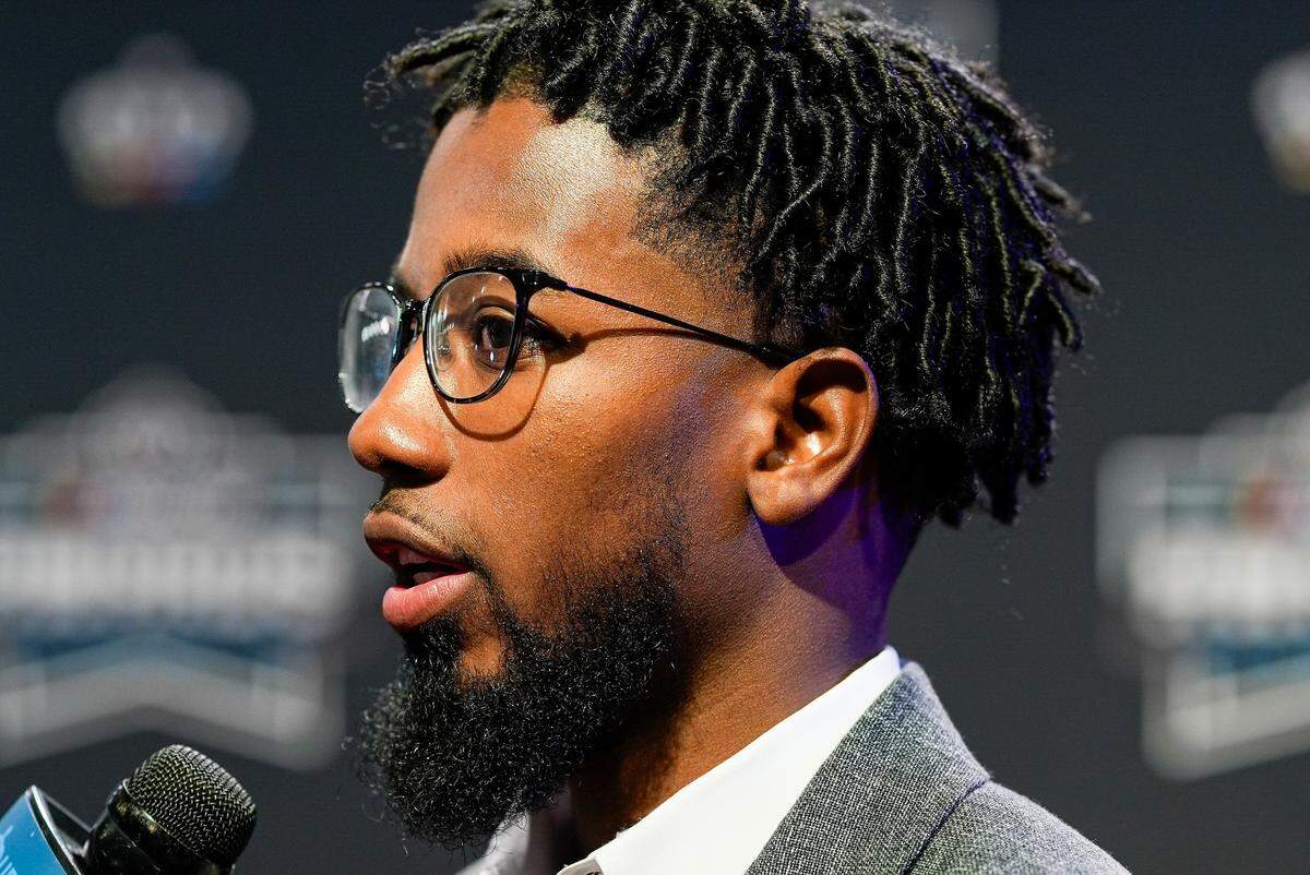 Rajah Caruth during the NASCAR Awards Banquet at Charlotte Convention Center.