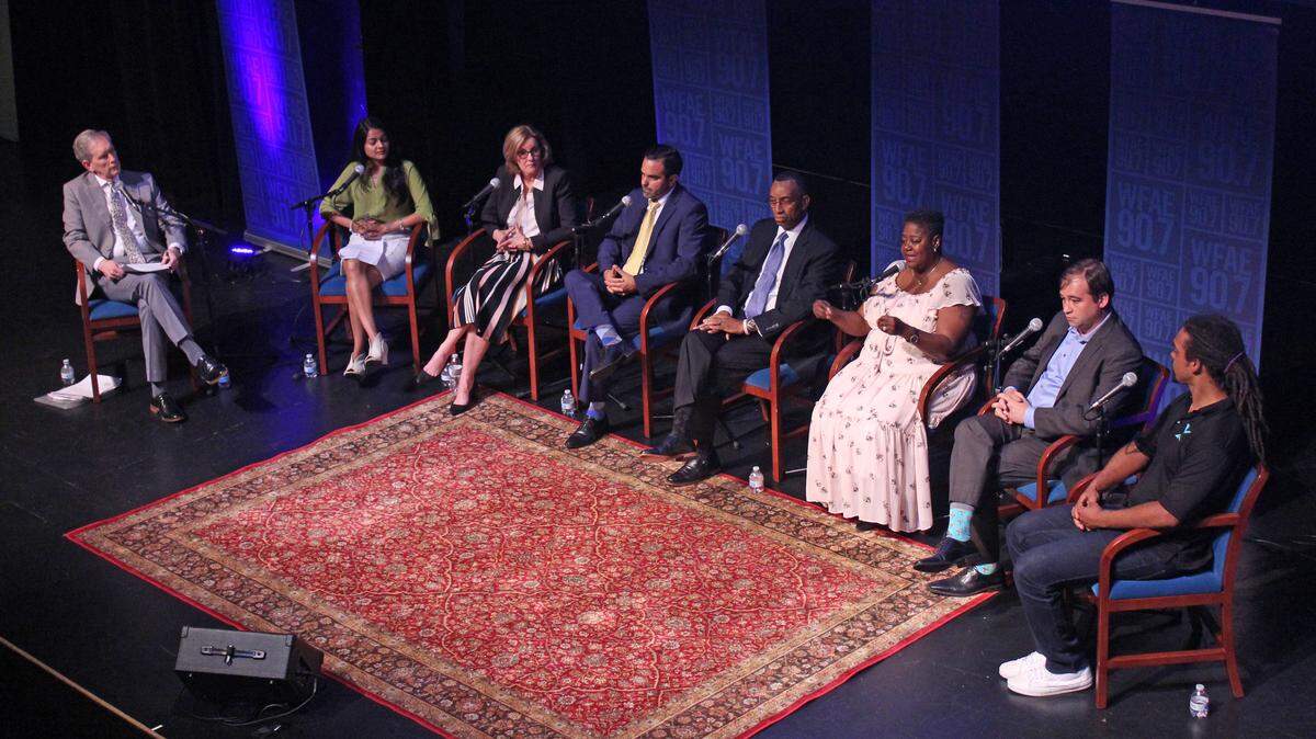 At-large council candidates talk affordable housing, RNC, homicide rate at forum