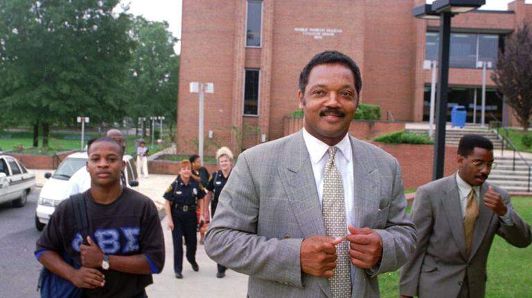 Civil rights leader Jesse Jackson in Charlotte through the years
