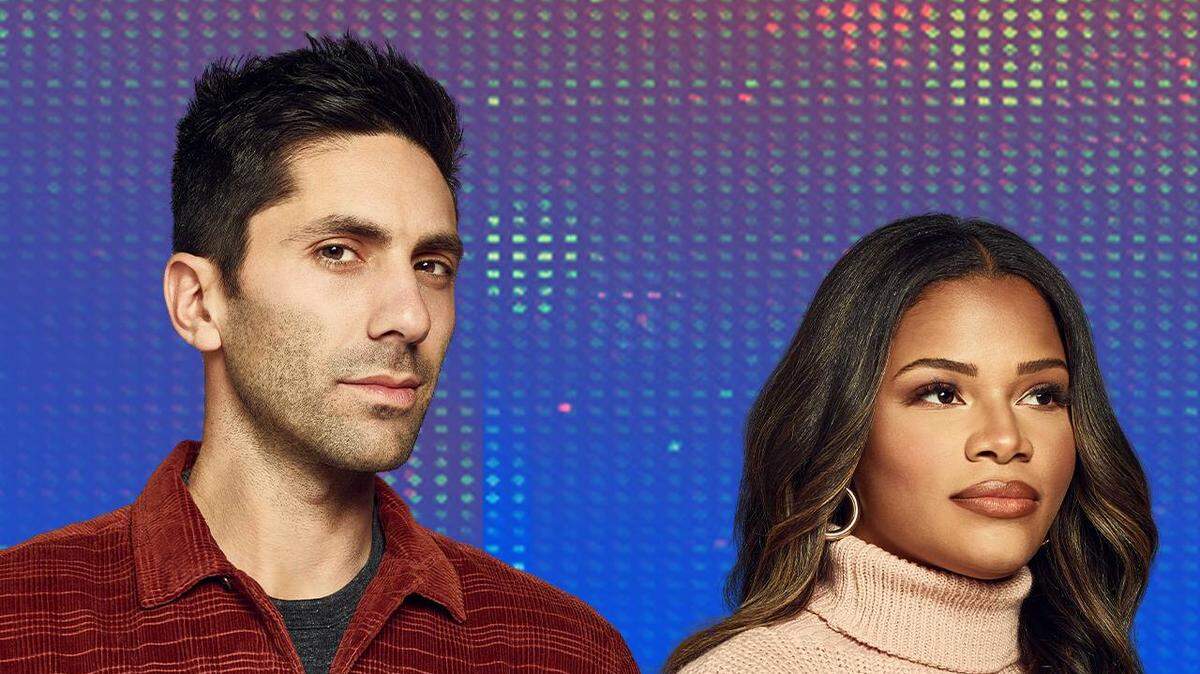 Nev Schulman, left, and Kamie Crawford are the hosts of MTV’s “Catfish.”