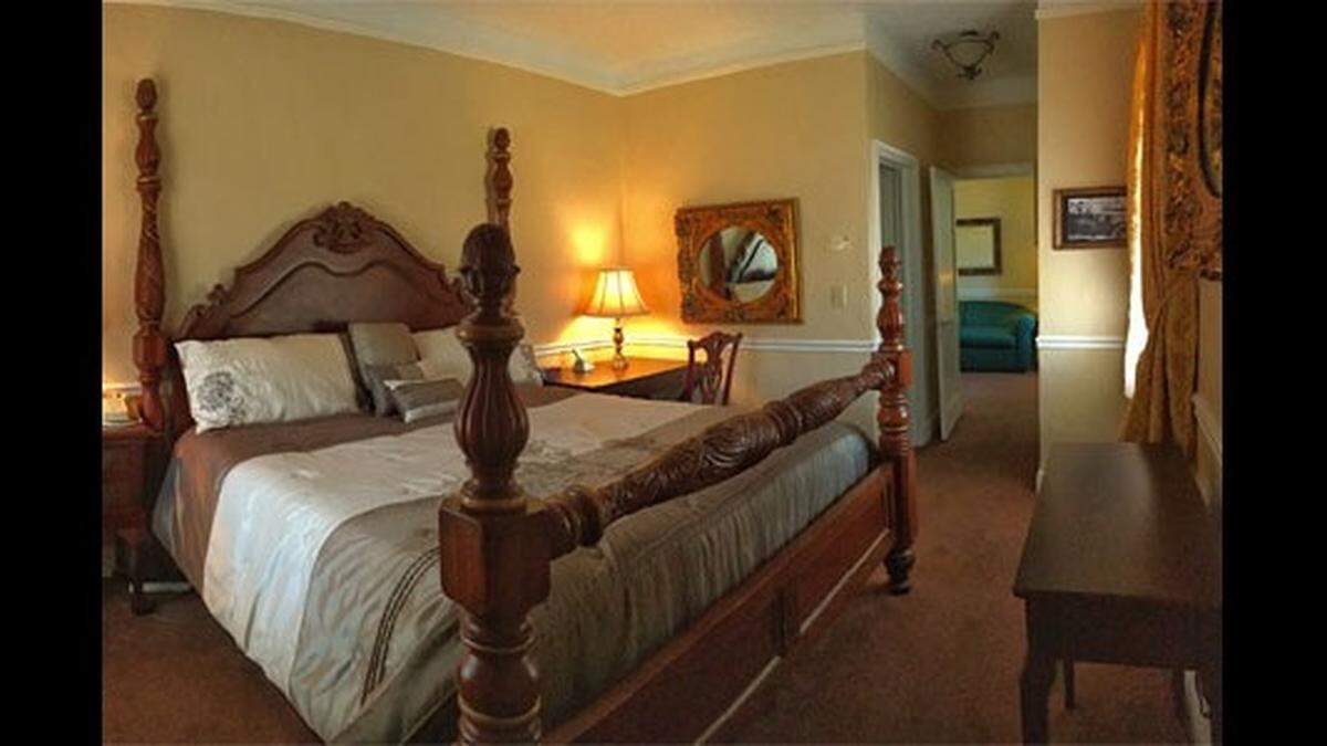 The Fitzgerald Suite at the 1927 Lake Lure Inn & Spa is named for author F. Scott Fitzgerald, who stayed at the inn.