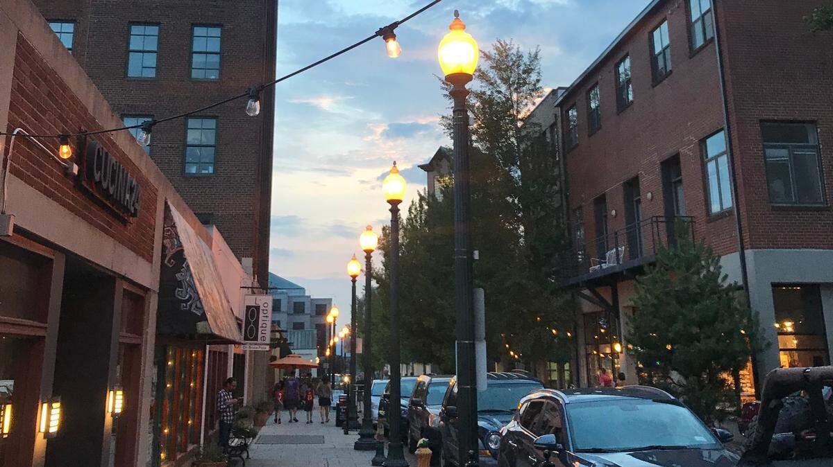 North Carolina’s best college town? One survey says it’s Asheville, seen here.