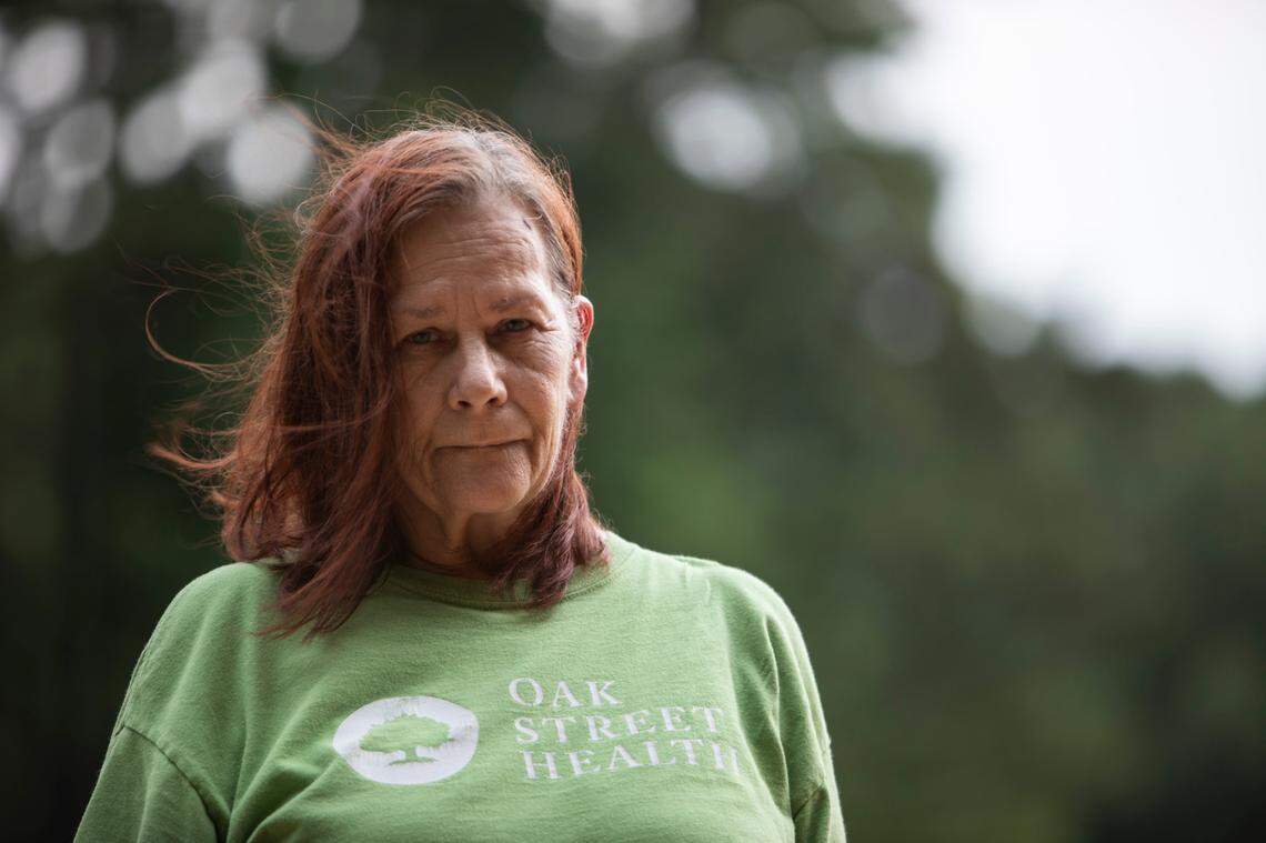Lindsay Brown poses for a portrait in Charlotte on June 17, 2021.
