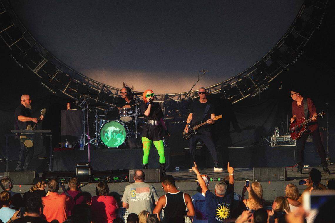 Garbage opened for Tears for Fears Monday at PNC Music Pavilion&nbsp;in Charlotte.