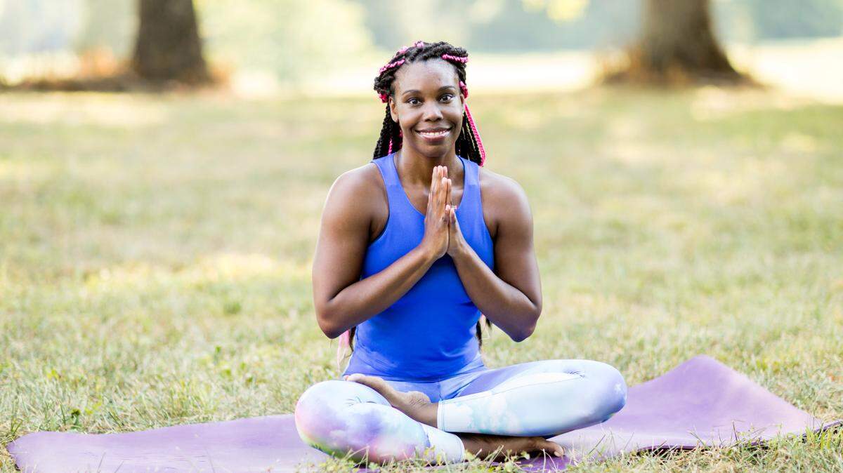 VoNique Wilson teaches yoga with The YES Collective, which holds virtual classes daily.