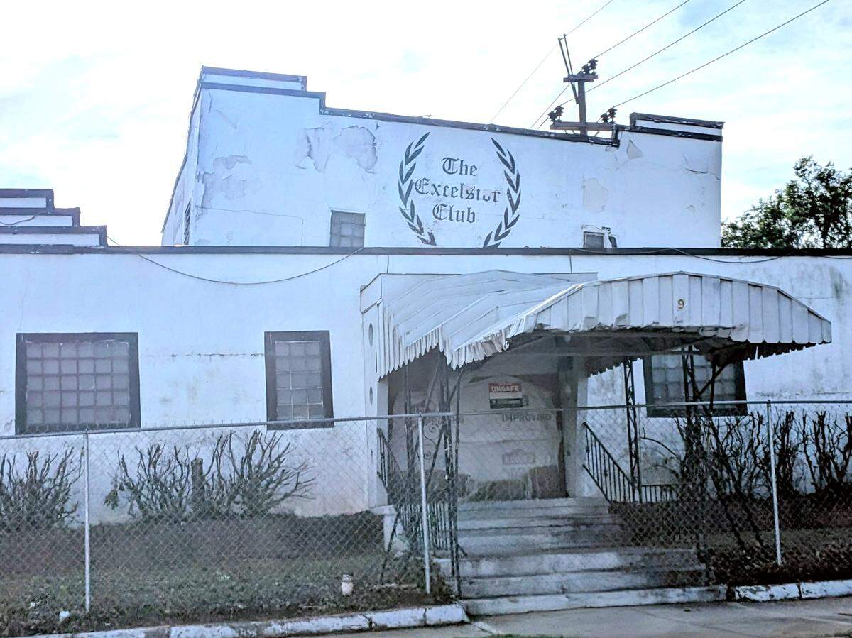 Excelsior Club is not fir for occupation after 10 years of decay, with the second story visibly falling in on Thursday, May 28, 2026.