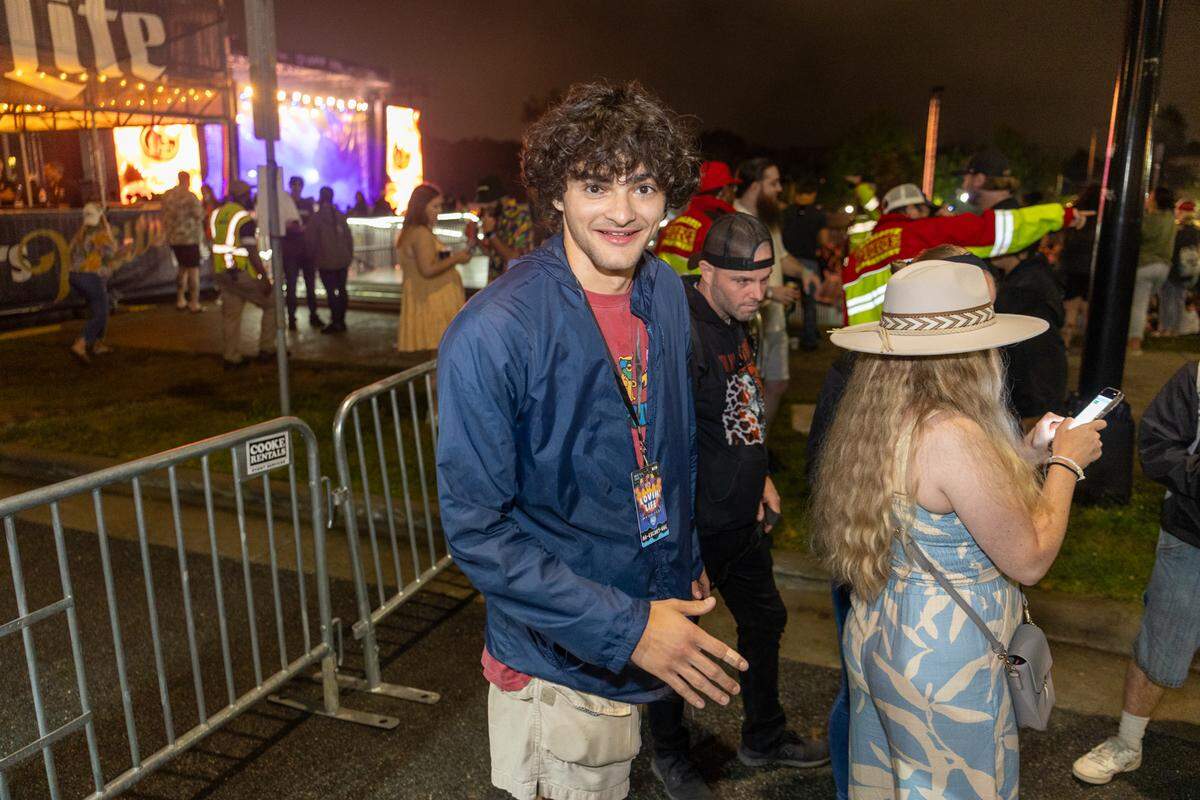Massive music fan Nick Perez at Lovin’ Life Music Fest.