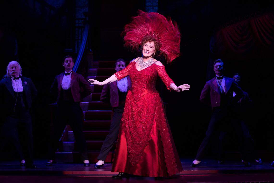 Betty Buckley is pictured here as Dolly Levi in the 2018 national tour company of “Hello, Dolly!” The show runs July 9-14 at the Belk Theater in Charlotte.