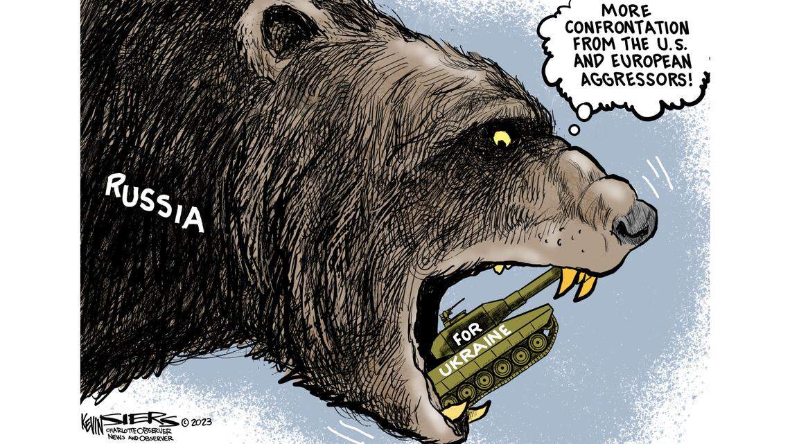 Russia says Tanks for Nothin’: Kevin Siers’ latest opinion cartoon