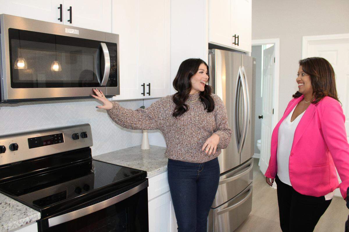 Tiffany Sears, right, will be featured in an upcoming episode of “House Hunters” on HGTV.
