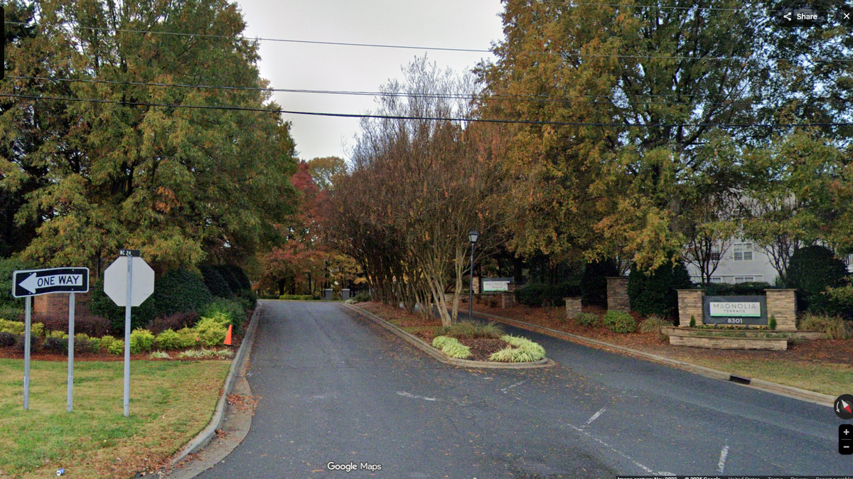 The apartment community where the body was found is located just off East W.T. Harris Road near Old Concord Road, maps show.