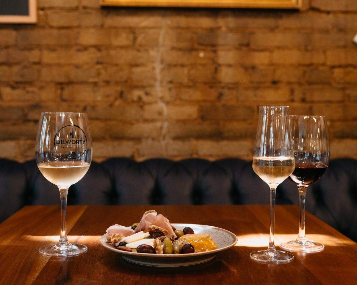 Sip red and white wine with complimentary charcuterie during Flight Night at Dilworth Tasting Room.