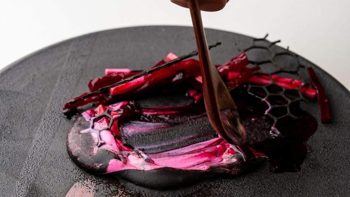 For Counter- chef and owner Sam Hart, the tasting menu setup encourages a highly collaborative and creative atmosphere among employees.