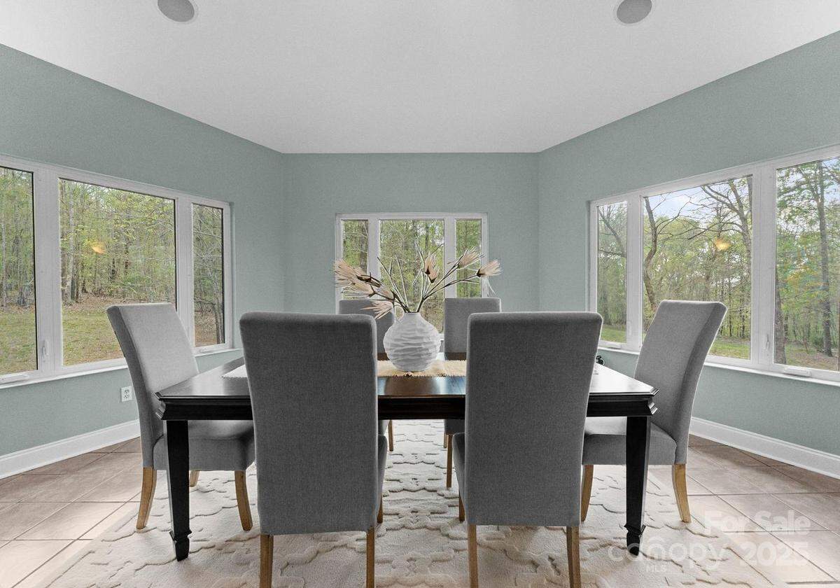 The dome home includes plenty of space for dining and entertaining, according to Premier Sotheby’s International Realty.