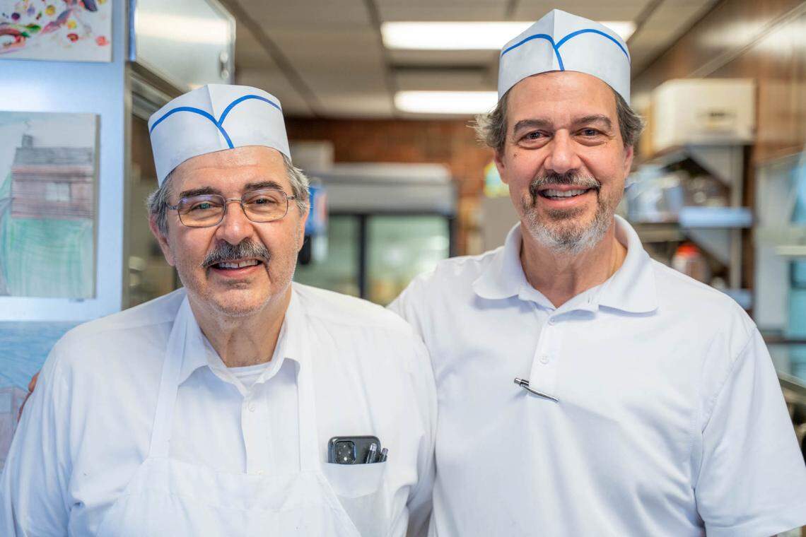 Brothers Danny and Peter Yiottis of Tatsis Restaurant.