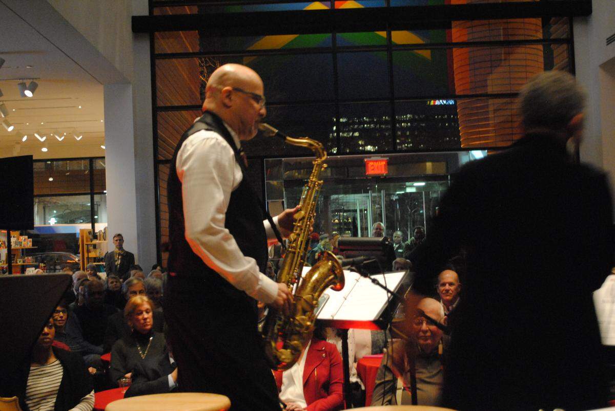 Ziad Rabie, shown playing saxophone at a Jazz at the Bechtler event in June, says of Middle C Jazz: “It’s going to be a challenge. But one thing you can be sure of: If you don’t really give it a world-class try, you can be sure that nothing will happen, and I think that you have to admire the fact that Larry and the investors that he put together are stepping up to try to push music to that level in the city.”