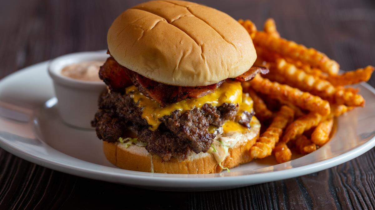One of the features on the menu of the new Rosemont: A classic burger and fries.