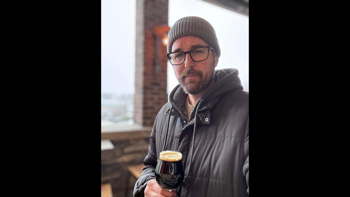 Eric McDonald, food and beverage director at Green Man Brewery, at the brewery on Jan. 3.